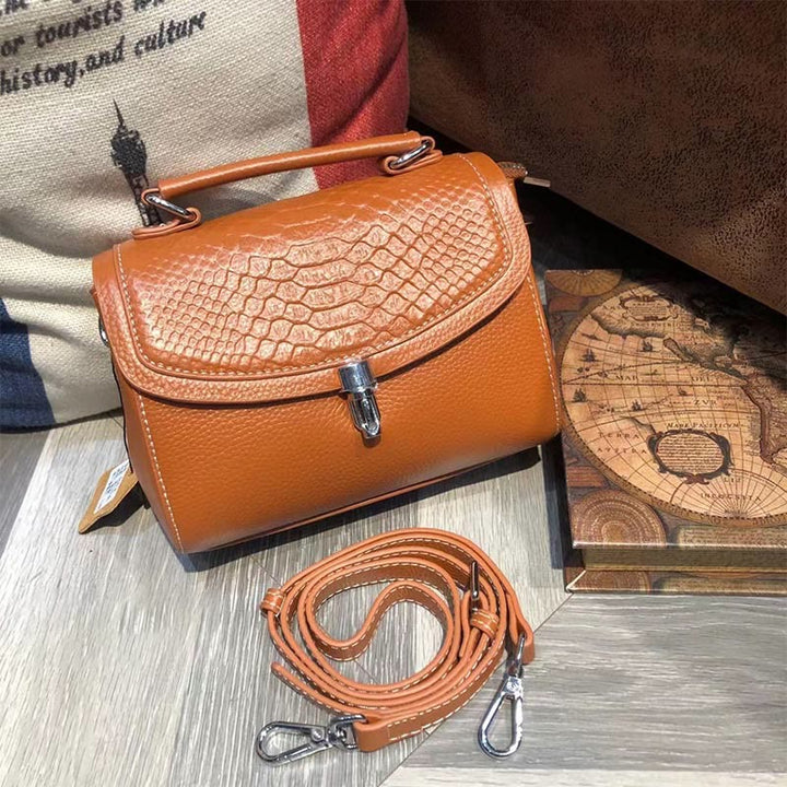 Minimalist Crossbody Small Bag For Women Genuine Leather Shoulder Purse