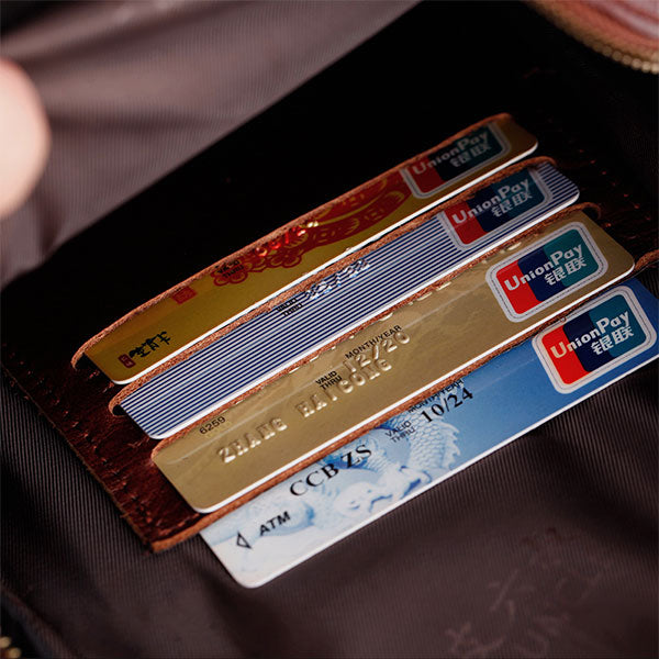 Large Capacity Multifunctional Leather Crossbody Bag