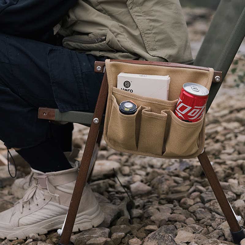 Outdoor Camping Chair Armrest Hanging Side Bag Multifunctional Storage Bag