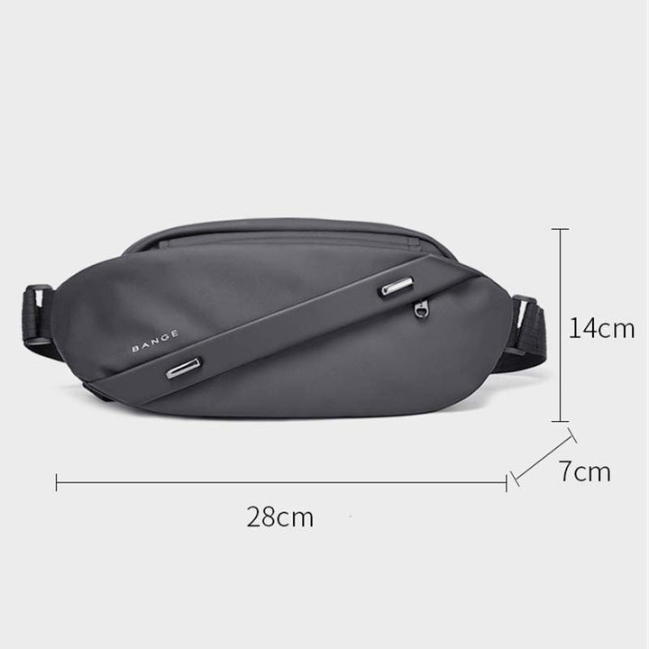 Large Capacity Waterproof Anti-theft Waist Bag Sling Bag