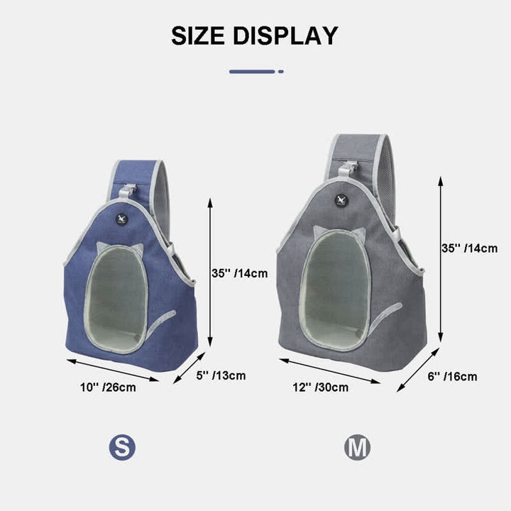 Comfortable Sturdy Reflective Sling Bag For Small Pet Cat Dog - image 13