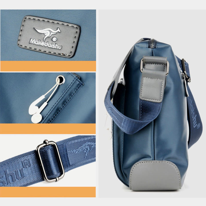 Messenger Bag For Men Business Oxford Cloth Horizontal Daypack