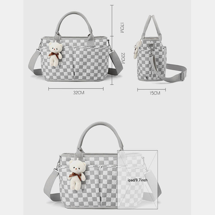 Diaper Tote Bag Mommy Bag for Hospital Maternity Baby with Stroller Straps