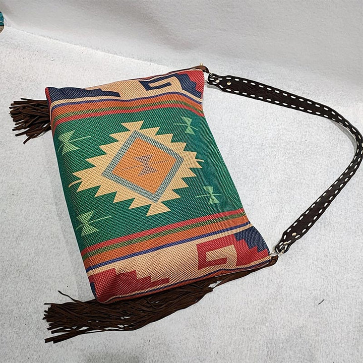 Women Tote Bag Fashion Bohemian Tassel Shoulder Bag Vintage Boho Handbags