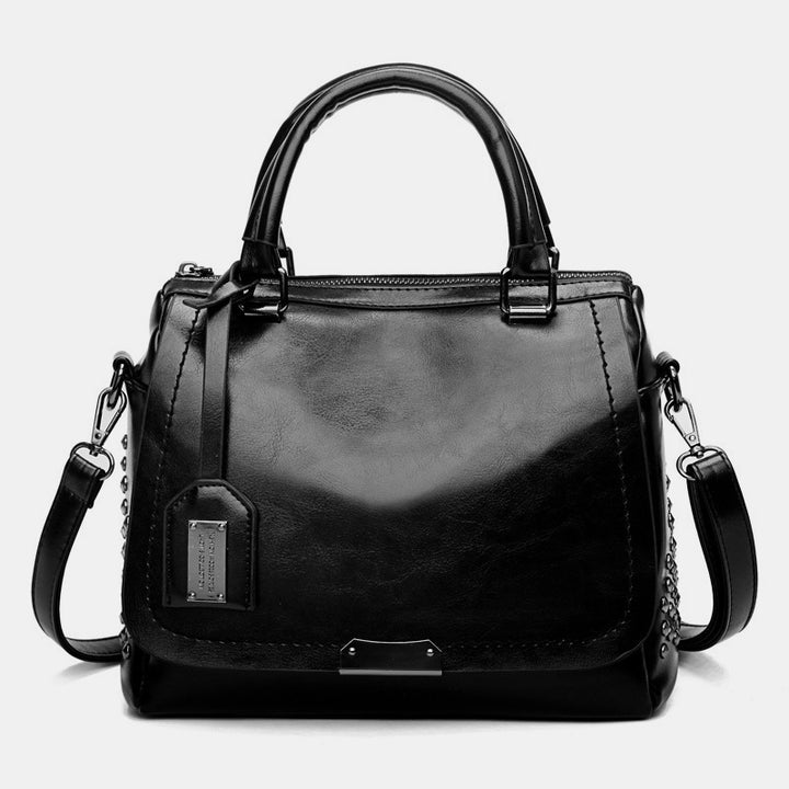 Multifunctional Large Capacity Vintage Rivet Tote Bag