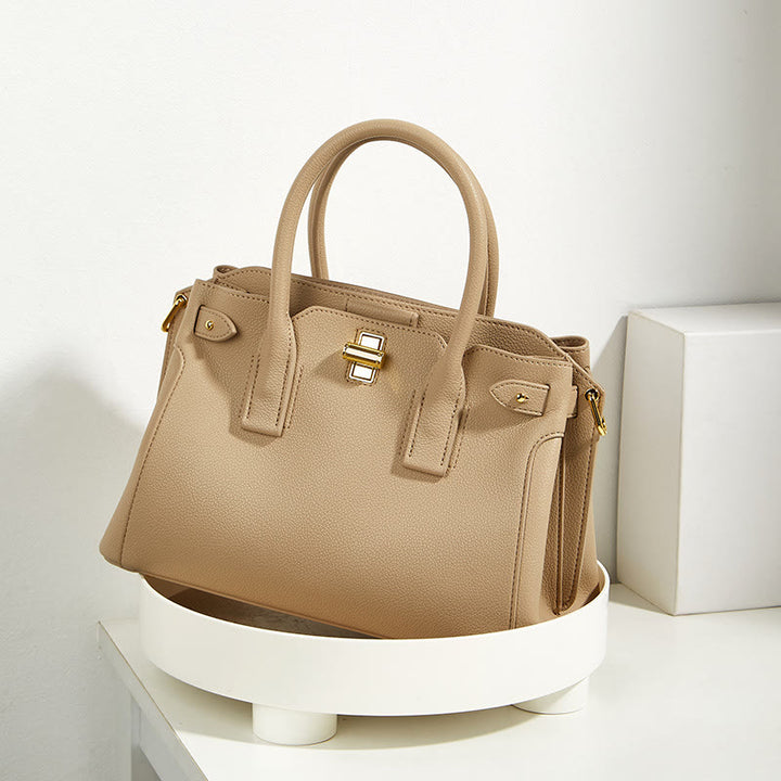 Elegant Handbag For Women Large Vegan Leather Classic Tote