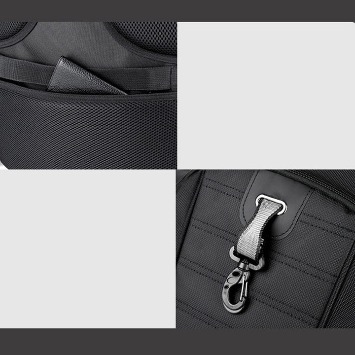 Extra Large Multi Pocket Business Laptop Backpack with USB Charger