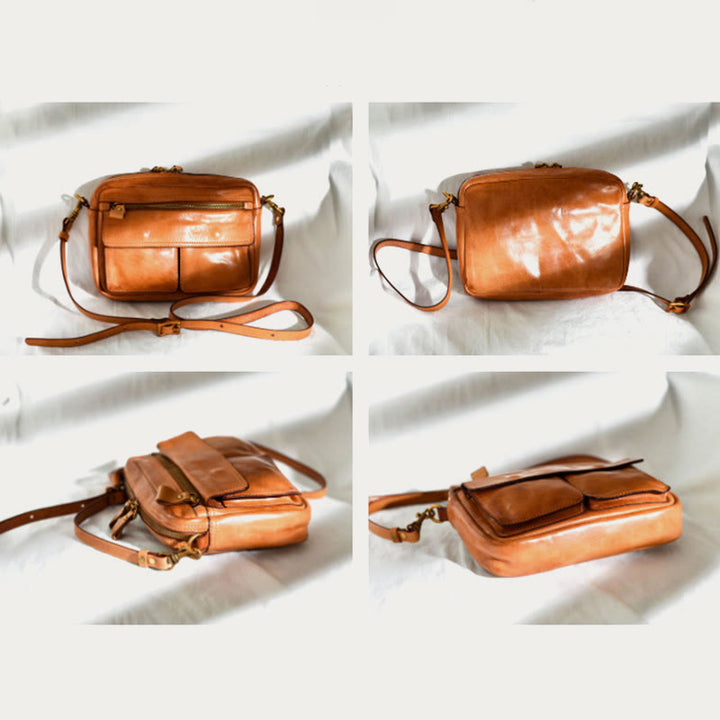 Handmade Crossbody Bag For Women Multi Pocket Fashion Daily Bag