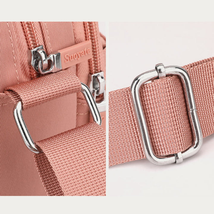 Small Crossbody Bag Adjustable Wide Strap Water Resistant Trendy Purse