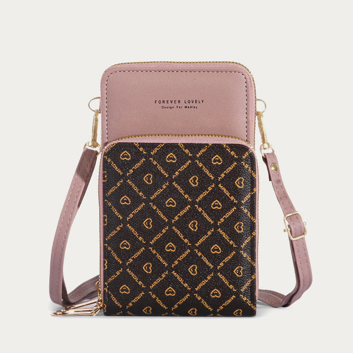 Phone Bag For Women Multiple Colors Touchable Daily Leather Clip