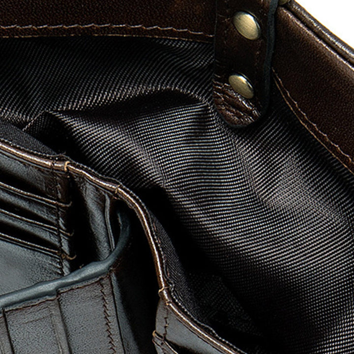 RFID Blocking Genuine Leather Wallet Card Holder