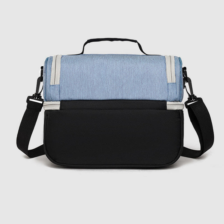 Cooler Bag For Outing Double Layer Insulation Crossbody Picnic Bag