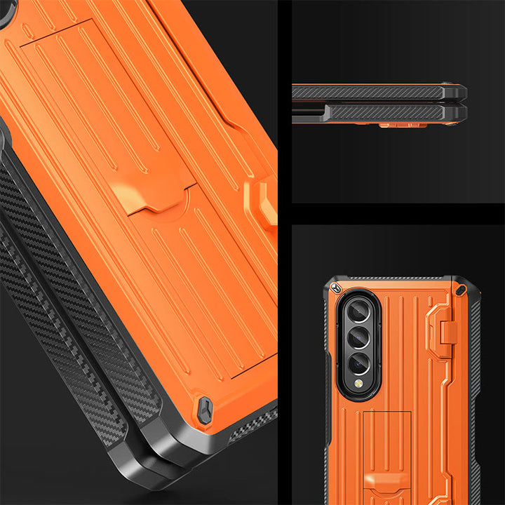 Phone Case With Holder For Samsung Shatter-Resistant Protective Cover