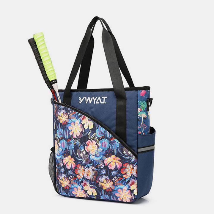 Tennis Shoulder Tote for Women Men Badminton Sling Bag Laptop Handbag - DarkBlue - image 16