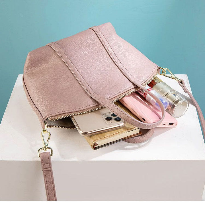 Small Soft Leather Hobo Handbag Fashion Crossbody Bag Shoulder Purse