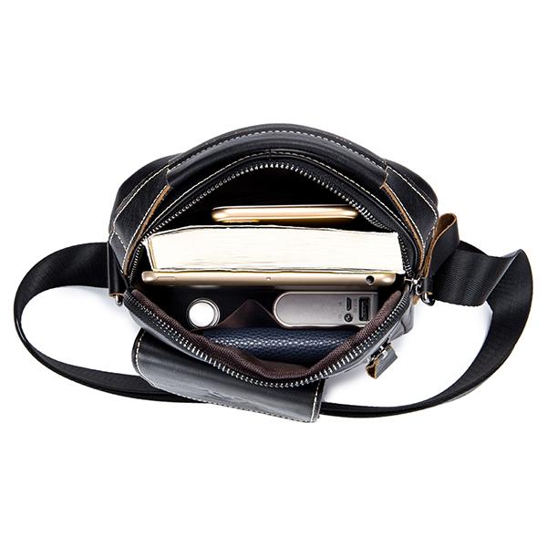 Genuine Leather Multifunctional Shoulder Bag