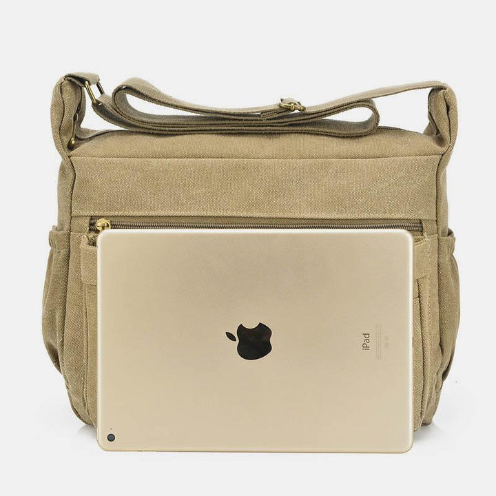 Large Capacity Canvas Casual Shoulder Crossbody Bag