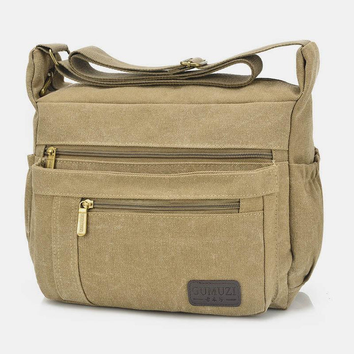 Large Capacity Canvas Casual Shoulder Crossbody Bag