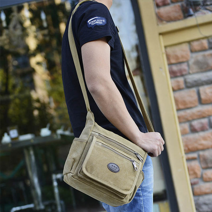 Multi-Pocket Outdoor Sports Shoulder Crossbody Bag