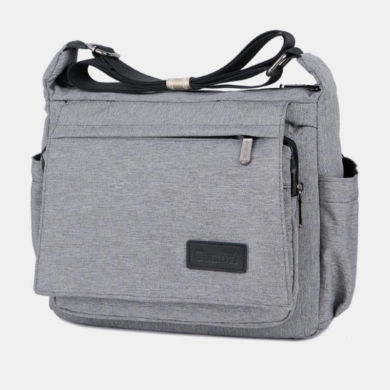 Water-Resistant Multifunctional Travel Crossbody Bag - Gray - image 17