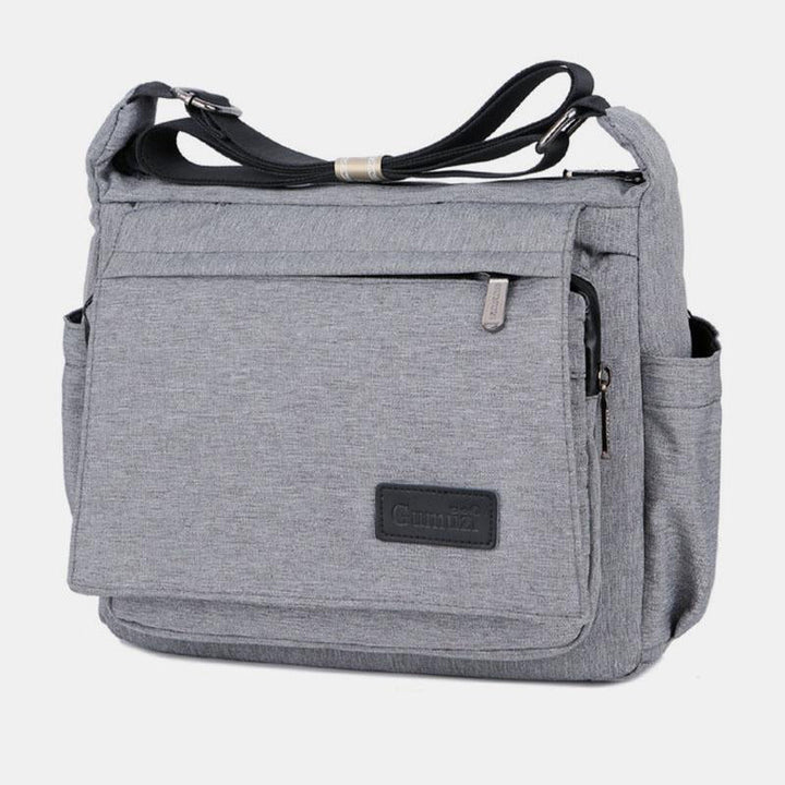 Water-Resistant Multifunctional Travel Crossbody Bag - Gray - image 17