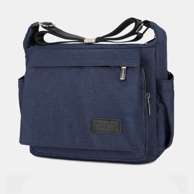 Water-Resistant Multifunctional Travel Crossbody Bag - DarkBlue - image 0
