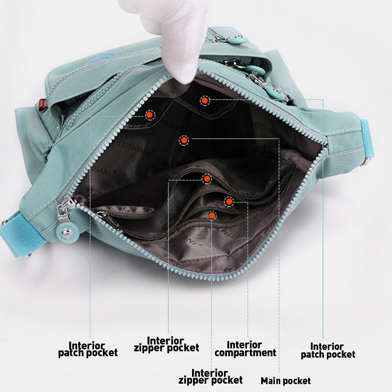 Large Capacity Multi-Pocket Waterproof Lightweight Casual Crossbody Bag - image 1