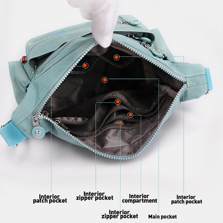 Large Capacity Multi-Pocket Waterproof Lightweight Casual Crossbody Bag - image 1