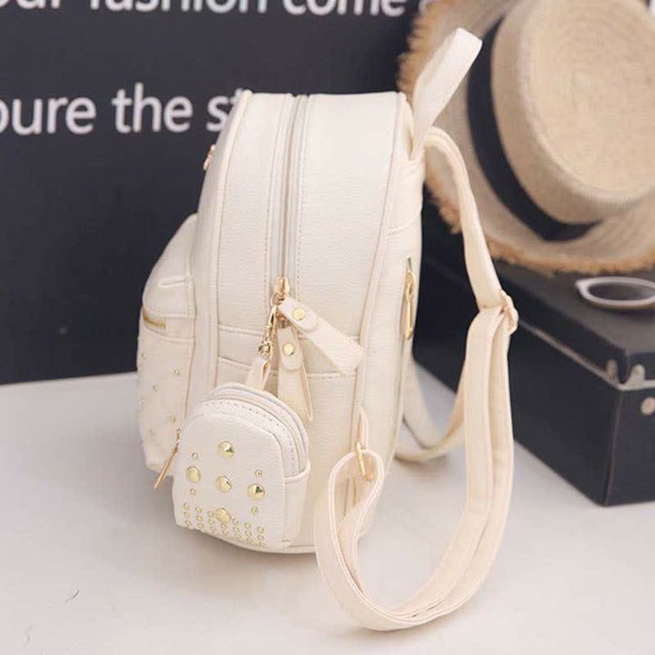 Women's Mini Backpack Fashion Travel Backpack Purses with Small Pouch