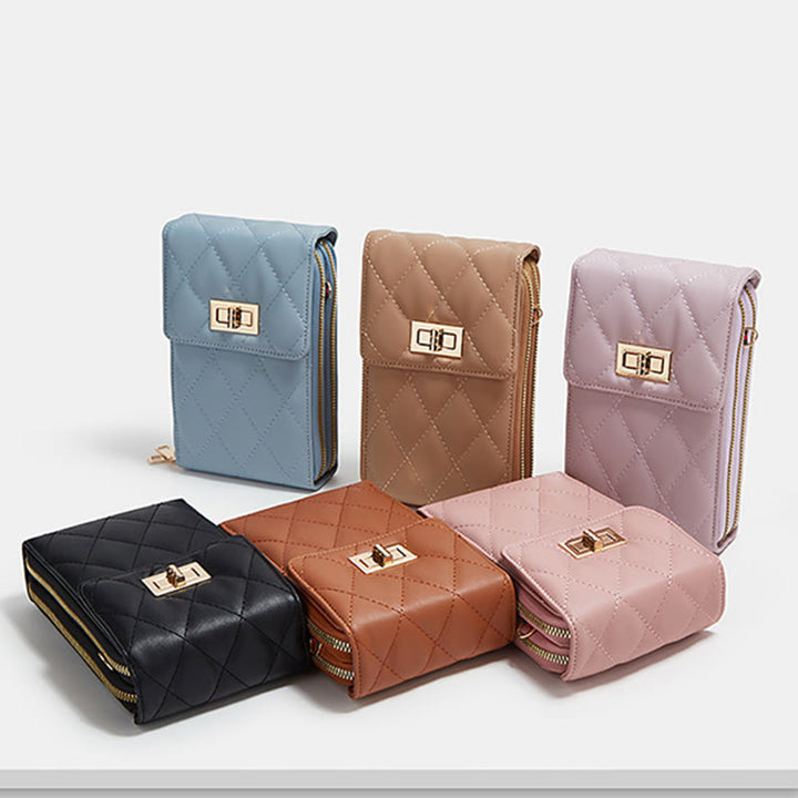 Phone Bag For Women Solid Color Slim Crossbody Coin Purse