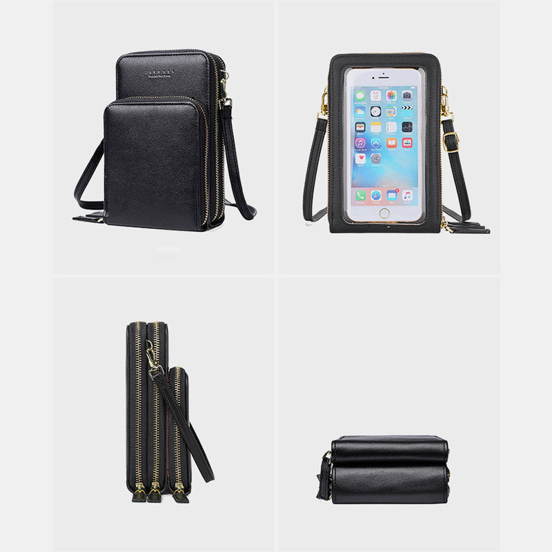 Multi-Compartment Phone Purse With Clear Window - image 11