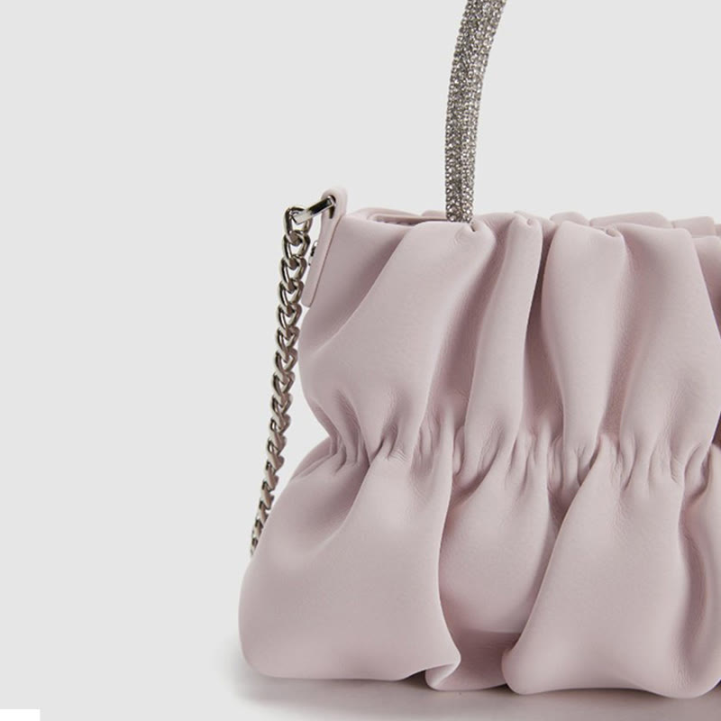 Evening Bag For Women Rhinestone Portable Crossbody Chain Bag
