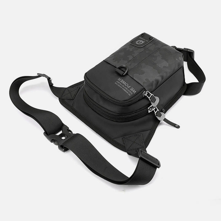 Outdoor Sports Purse For Men Durable Oxford Crossbody Leg Bag