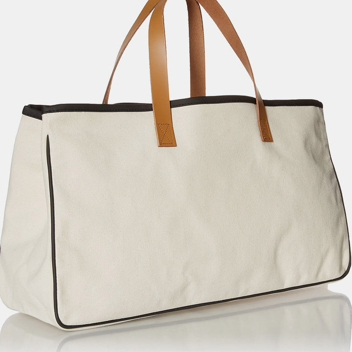 Large Capacity Canvas Tote Hold Everything Beach Travel Sports Handbag Shoulder Bag