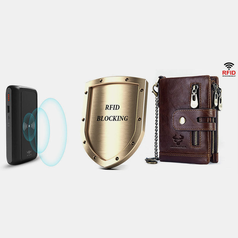 RFID Multifunctional Large Capacity Genuine Leather Wallet  - image 3