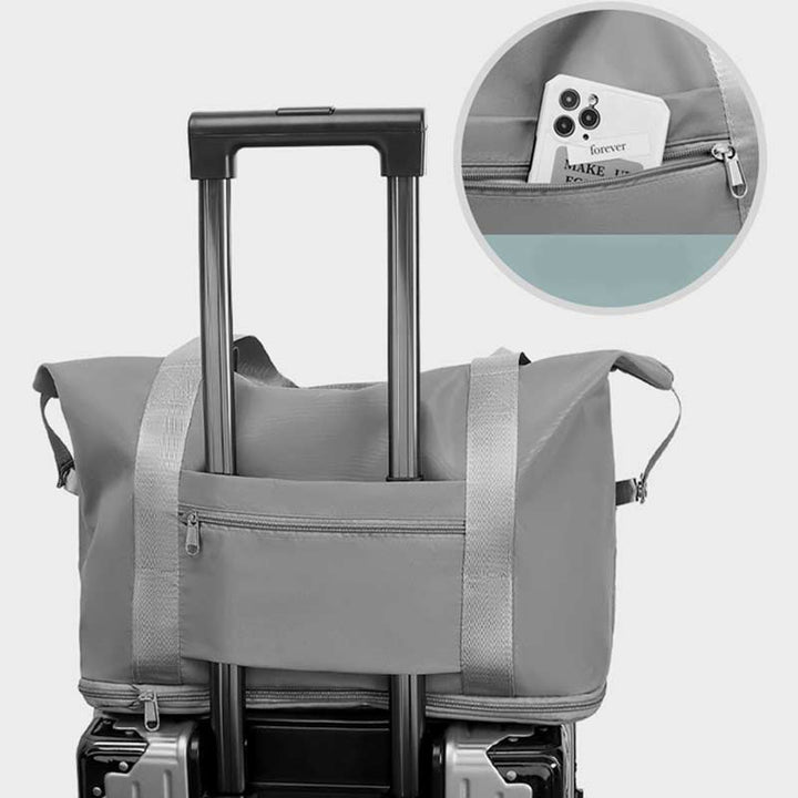 Large Capacity Portable Duffel Bag for Women Men Foldable Travel Handbag