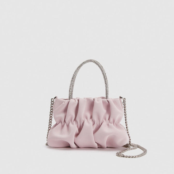 Evening Bag For Women Rhinestone Portable Crossbody Chain Bag