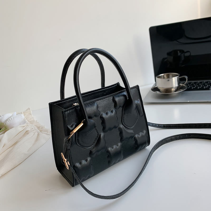 Crossbody Bag For Women Cookie Pattern Solid Color Daily Bag