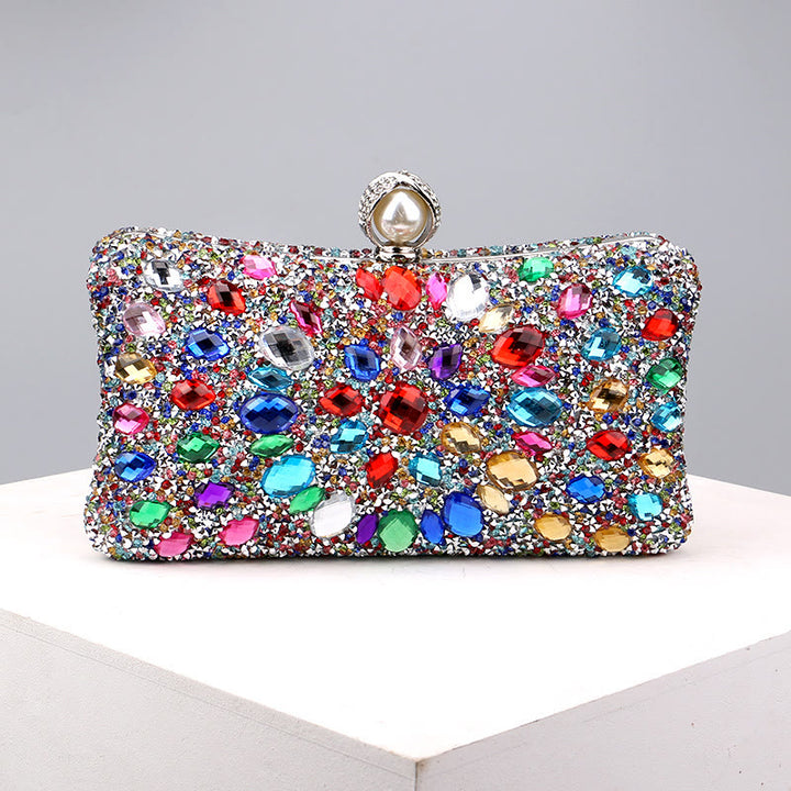 Diamond Encrusted Dinner Bag For Party Fashion Banquet Evening Bag