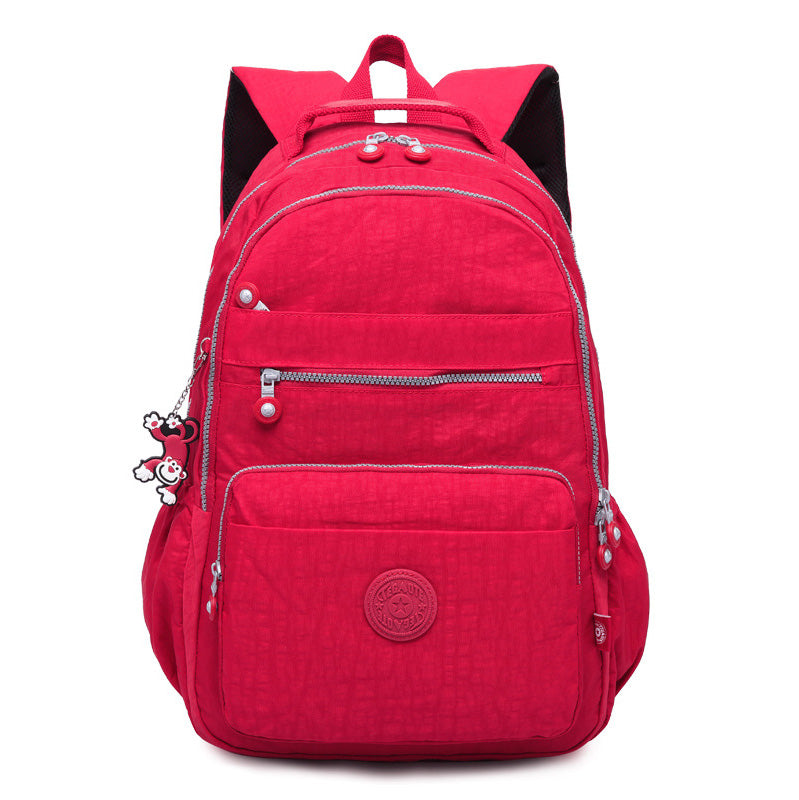 Waterproof Nylon Backpack Lightweight Sports Travel Daypack Multi-Color Optionals