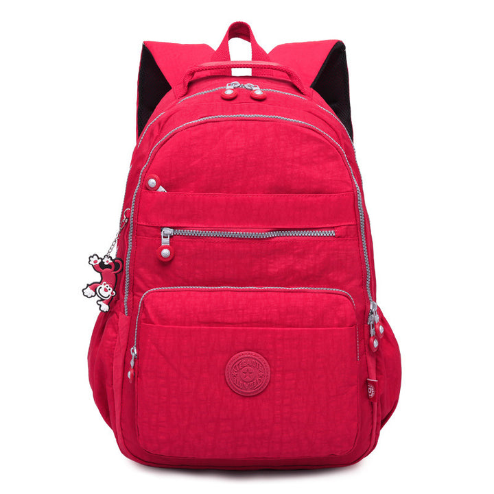Waterproof Nylon Backpack Lightweight Sports Travel Daypack Multi-Color Optionals