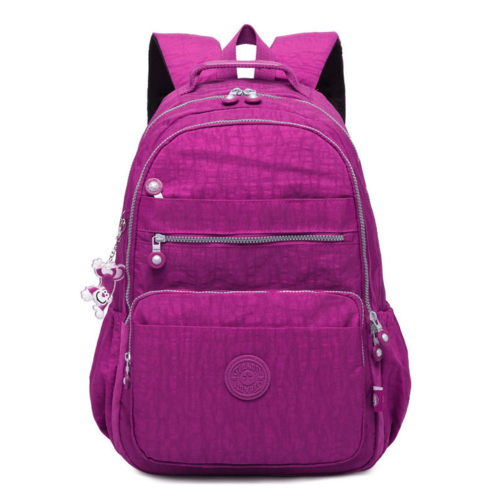Waterproof Nylon Backpack Lightweight Sports Travel Daypack Multi-Color Optionals