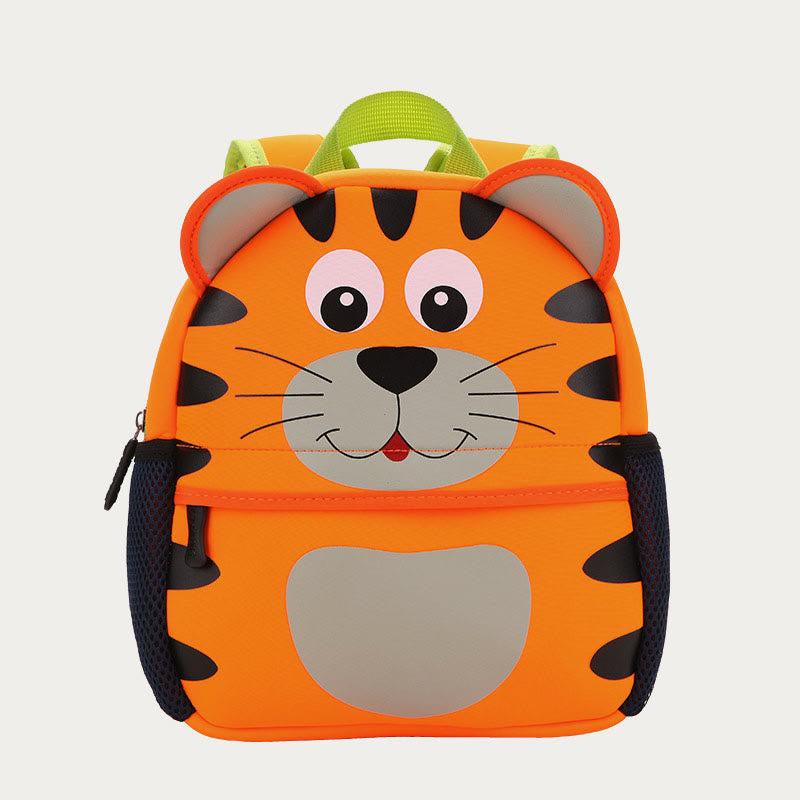 Backpack For Kids Cute Cartoon Animal Pattern Nylon Schoolbag