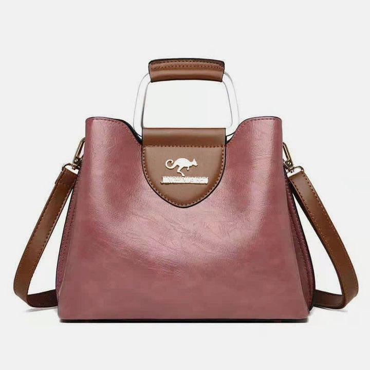 Women Leather Designer Handbag Top Handle Satchel Ladies Crossbody Shoulder Bag