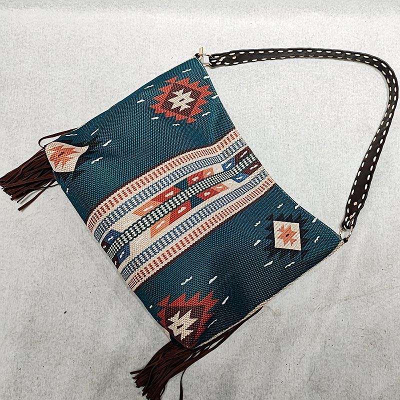 Women Tote Bag Fashion Bohemian Tassel Shoulder Bag Vintage Boho Handbags