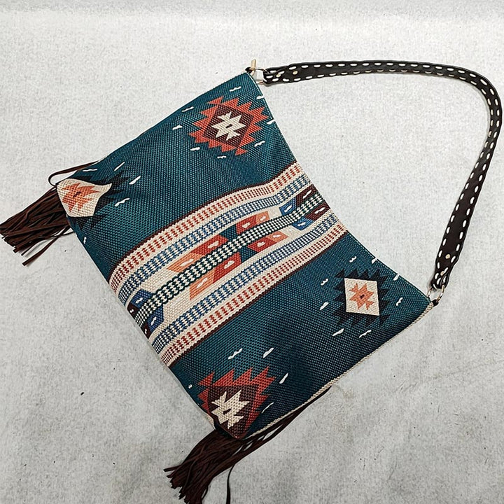 Women Tote Bag Fashion Bohemian Tassel Shoulder Bag Vintage Boho Handbags