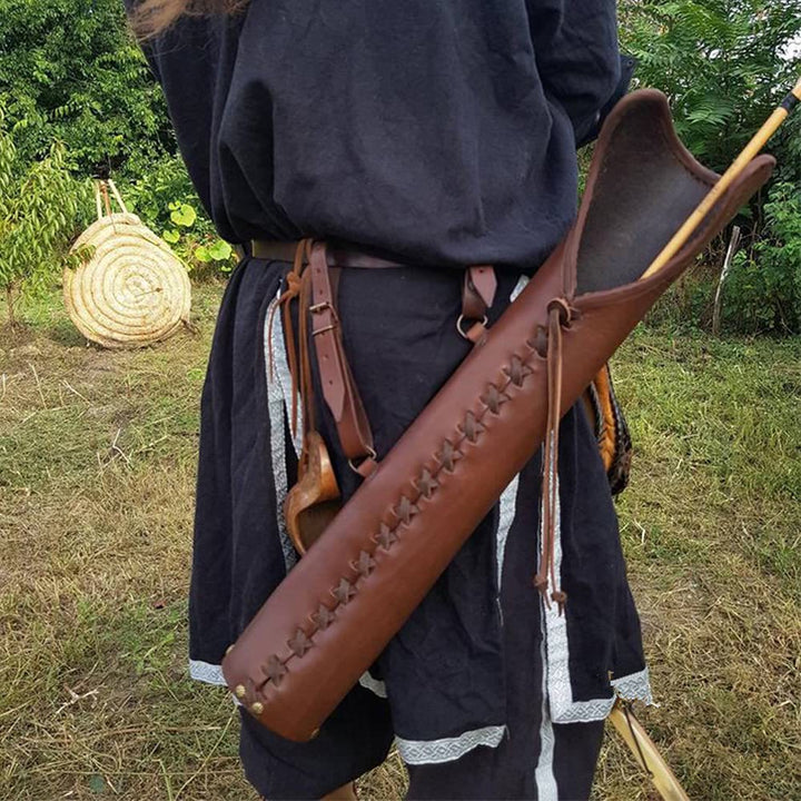 Brace Arrow Sleeve For Outdoor Adjustable Cross Strap Holster