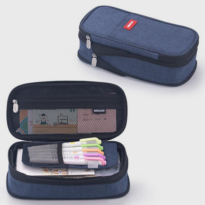 Pencil Case For Study Color Matching Large Capacity Pencil Bag