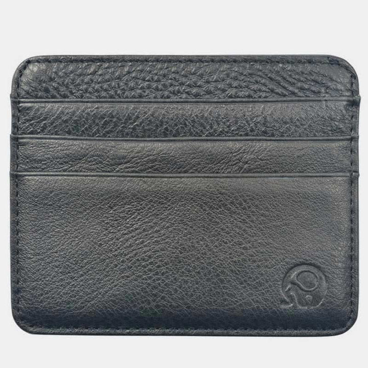 Slim Minimalist Front Pocket Wallet Genuine Leather Card Holder Card Case - image 10