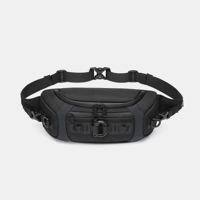 Multifunction Crossbody Bag Waist Pack for Men Multi Pocket Chest Bag